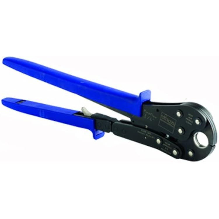 Viega 50040 PureFlow 34-Inch PEX Press Tool with Blue Handle