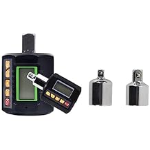 Digital Torque Meter, 3-Piece Torque Wrench Tester with Adapter 3-200N.m Digital Meter Display Head Bike Car Repair Bicycle Bitte Electric Torque Tester