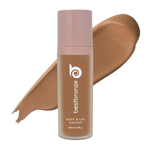 B BESTBRONZE Body Makeup Concealer, Waterproof Tattoo Cover Up & Full Coverage Body Foundation for Legs, Scars & Varicose Veins, 3.4 Fl Oz Pack of 1 C10 Tan Honey