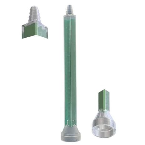 Atlas Pro Mixing Nozzle-Square (Low-Waste) for 200ml, 400ml, 600ml, 1500ml Dual-Barrel cartridges-100 Pack