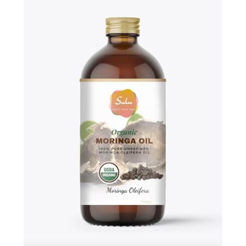 Moringa Oil- USDA Organic Unrefined Cold Pressed Virgin 4 fl.oz
