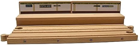 Munipals MP01-151SS Wooden Subway Customizable Train Station Compatible with All Wooden Railways