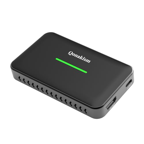 4K HDMI Video Capture Card Stream and Record in 4K 30Hz and 1080 60Hz with Ultra-Low Latency on PS5, PS4Pro, Xbox Series XS, in OBS and More, for Gaming Streaming&Recording, Works with PC, Mac, iPad