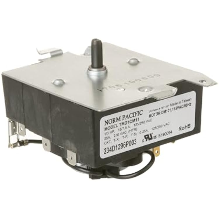 Parts Master Replacement for GEHotpoint Dryer Timer - WE04X20415, PS9491767, AP5805477 - HotpointGE Appliance Dryer Timer -