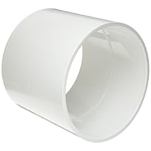 Spears 429 Series PVC Pipe Fitting, Coupling, Schedule 40, White, 3" Socket