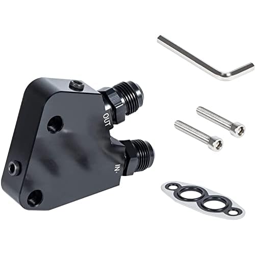 Engine Oil Cooler Adapter Kit Fits For Corvette C5 C6 C7 1997-2019 & GM LS1 LS2 LS3 LS6 LS7 LS9 Gen IV