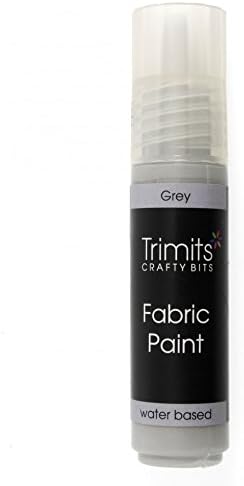 Impex 3D Fabric Paint Pen Grey - each