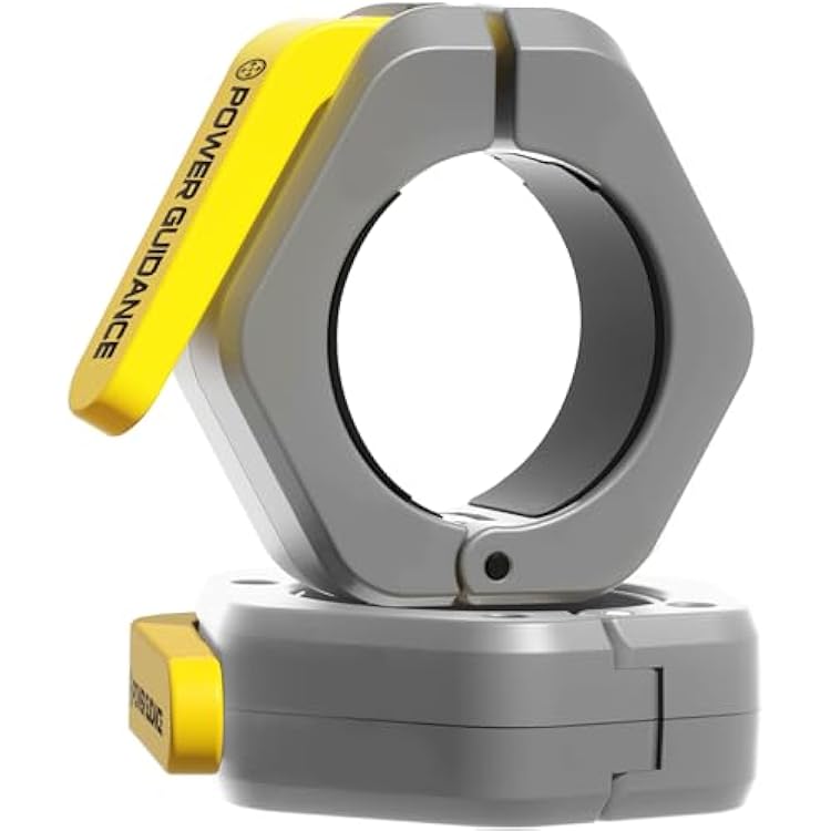 POWER GUIDANCE Barbell Collars Barbell Clips, ONLY for 2 inch Olympic Barbell Clamps,Non-Slip Weight Clamps Quick Release Barbell Collar for Workout Weightlifting,Olympic Lifts and Strength Training