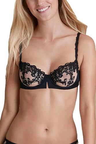 Simone Perele Womens SAGA Demi Cup Black 32E
