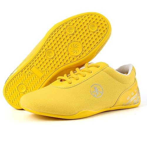 Canvas Martial Arts Shoes, Non-Slip Kung Fu Shoes Old Beijing Walking Shoes Lightweight Sneakers for Wing Chun Qi Gong