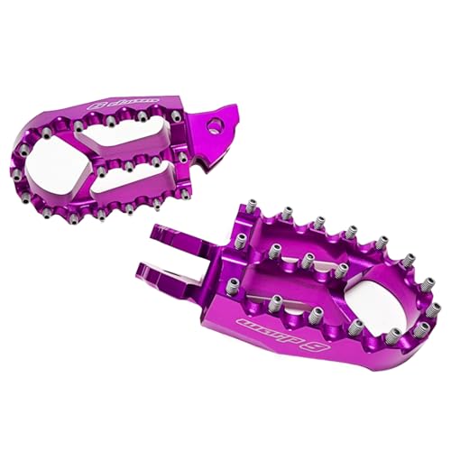 Warp 9 E-Moto Foot Pegs for Surron LBX, E-Ride Pro All Models, Must do upgrade, E-Bike,  in many Colors, E-Bike Pegs Footpegs, Red, Blue, Purple, Black, Magnesium.