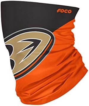 FOCO NHL unisex-adult Team Logo Neck Gaiter Multiuse