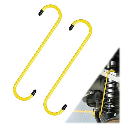 BFXM 2PCS Brake Caliper Hanger Compression Mechanic Tool with Rubber Tips, Durable Steel, Rust-Proof Automotive Tools for Braking, Axle, Suspension, Herramientas para Extension de Frenos
