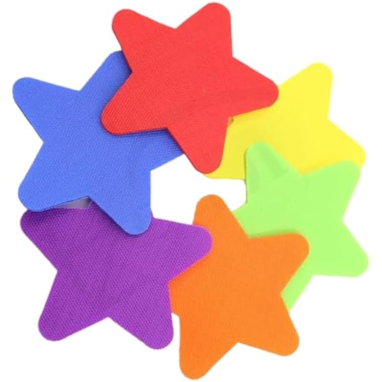 36pcs Spot Markers Carpet Markers for Classroom Preschool Classroom Must Haves Floor Dots for Teacher Supplies Star, 4