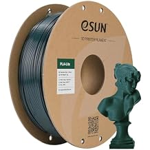 eSUN PLA Filament, Green 3D Printing Filament 1.75mm Dimensional Accuracy +/- 0.03mm, 1kg Carboard Spool (2.2lbs) 3D Printer Filament