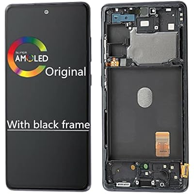 6.5 Original for Samsung Galaxy S20 FE G780F G78FDS G780G G780GDS LCD Screen Replacement S20FE 5G G781U G781U1 G781V G781W G781B G781BDS Display Touch Screen Digitizer with Black Frame