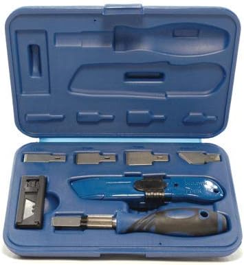 GT Tools Glass Technology RazorScraper Kit - Includes A 5 Pack Of 4 Different Types Of Blades - Starter Kit