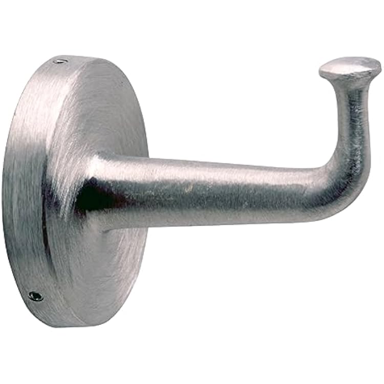 BOBRICK 2116 Heavy-Duty Clothes Hook with Concealed Mounting, 3-716 Length