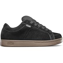 Etnies Kingpin - Classic Skate Heritage Fashion Style with on-Trend Puffy Look, Reinforced Cupsole - Black/Dark Grey/Gum - 9