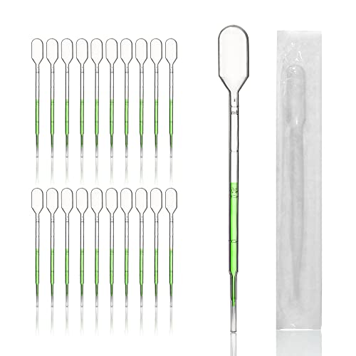 Utile 100pcs of Sterile Transfer Pipettes, Essential Oil Pipettes, Cap.3ml with 140mm Length, Low-Density Polyethylene Material, Individual Peel-Pack, 4320.0313.100