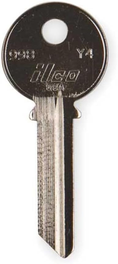 Ilco Key Blank 998, for GMK Y4 (10-Pack)