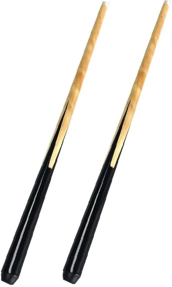 Kids Billiard Stick 50cm Short Wooden Single Piece Pool Cue Stick Lightweight Snooker Table Cue Billiard Accessories Set of 2
