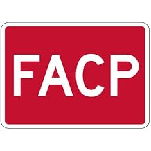 Fire Alarm Control Panel (FACP) Sign - Reflective | Rust Free Aluminum - 14x10
