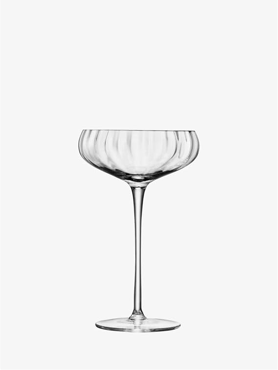 LSA Aurelia Champagne Saucer 300ml Clear Optic Set of Two