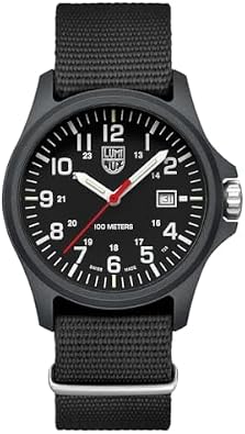 Luminox G - Mens Watch 43mm CARBONOX - Swiss Quartz - 100M Water Resistant - Mineral Crystal - Always Visible - Watches for Men - Swiss Made