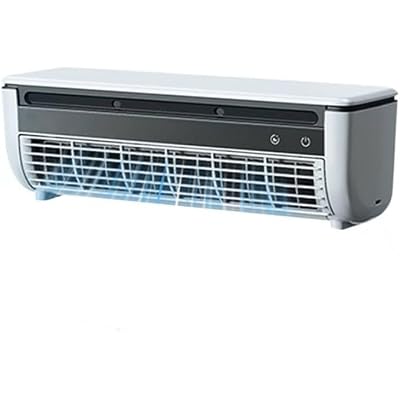 Saker Portable Air Conditioner,Mini AC Cooler for Kitchen - Portable Air Conditioner Fan wCool Mist, Battery-Powered, Wall Mountable, Easy Clean white