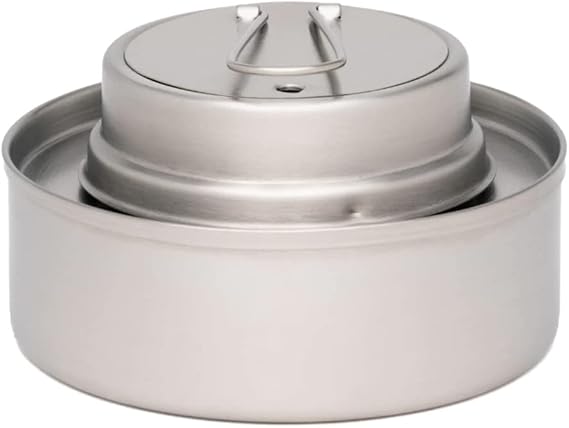 The Pathfinder School Stainless Steel Alcohol Camp Cooking Pack Stove