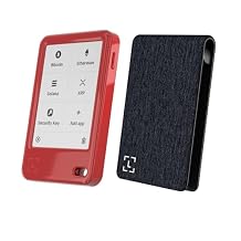 Bundle Ledger Nano Gen5 (Cherry Red) & Magnet Folio (Business Charcoal) - Entry-Level Crypto Touchscreen Signer with Protection