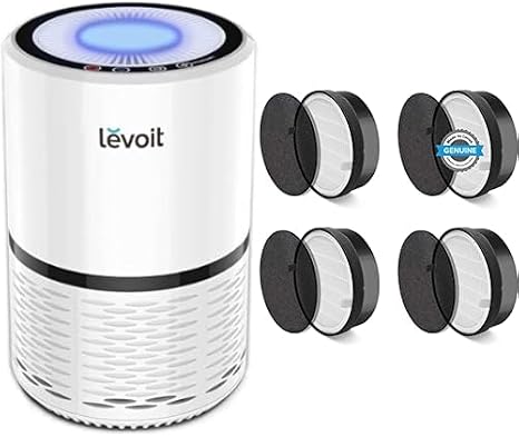LEVOIT LV-H 132 Air Purifier and Replacement Filter Bundle for Home Bedroom