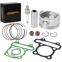 57.4mm Bore Piston Rings Gasket Kit Assembly for Gy6 150cc 157qmj Engine Scooter Moped Atv Go Karts Moped Scooter