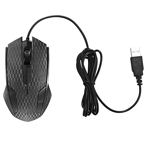 iMicro MO-159U Wired USB Optical Mouse, Black