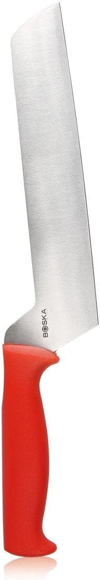 Boska Holland Professional 193121 HACCP Cheese Knife with Plastic Handle for Semi-Hard Cheese, Red