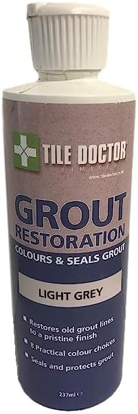 Tile Doctor Grout Restoration in Light Grey 237ml