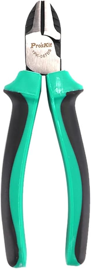1PK-067DS 6.5" Double Color Titanium Gold Diagonal Cutting Pliers Wire Cable Cutting Electrician Tools