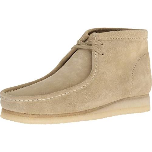Clarks Mens Wallabee Boot Fashion, maple suede,12