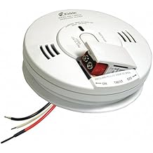 Kidde 21007624 AC Photoelectric Smoke and Carbon Monoxide Detector Alarm | Hardwired with Battery Backup | Model # KN-COPE-IC