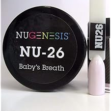 NuGenesis Nail Dipping Powder Color 1.5oz/43grams Jar - (NU26 Baby's Breath)