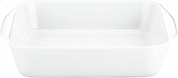 Pillivuyt Porcelain 2-Cup Square Baker, Small - 5-1/2-Inch