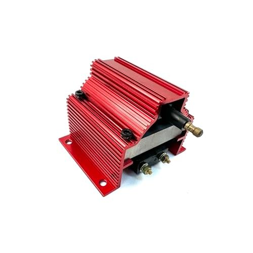 Universal DM91 12V High Output External Male E-Core Ignition Coil - Red