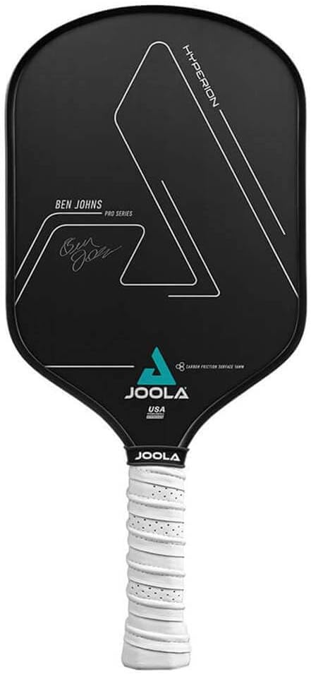 JOOLA Ben Johns Hyperion CFS Pickleball Paddle Carbon Surface with High Grit & Spin, Elongated Handle, USAPA Approved Ben Johns Paddle