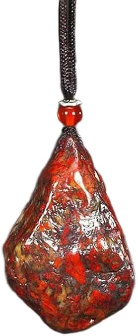 Raw Red Iddingsite Meteorite Silicide Siderolite Meteorite Necklace Cosmic Tektites Mineral,Irregular Shape