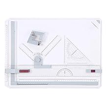 Haofy A3 Drawing Board with Parallel Motion Adjustable Angle Rulers Multifunctional Drafting Table for Design School