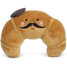 MON AMI Croissant 7-Inch Food Plush Toy for Boys & Girls | Soft Bakery Stuffed Toy | Cute Playtime Companion | Kitchen & Playroom Decor | Gift for All Ages