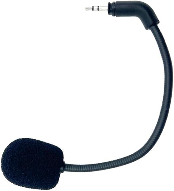 Black Portable 2.5mm Microphone Stereo Studio Gaming Headset Voice Mic- for Turtle-Beach Recon 500 Microphone Replacement Stereo Studio Gaming Voice PC Game Headsets