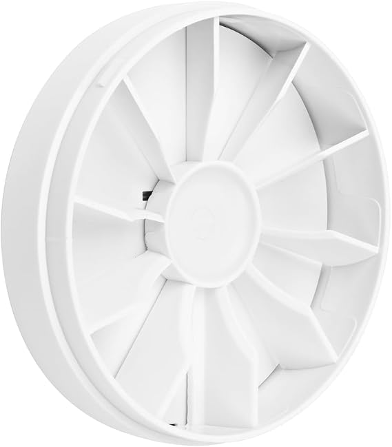 RKKI Backdraft Shutter 4 inch Inline Extractor Fan Backdraft Shutter Self Closing, Weather/UV Resistant Plastic, 100mm