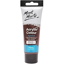 Mont Marte Acrylic Paint Studio 75ml - Burnt Umber
